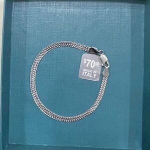Small Sterling Silver Chain Bracelet